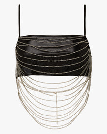 Chain Bandeau Top | Black