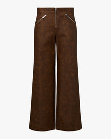 Zipper Fly Pant | Patina Dark Brown