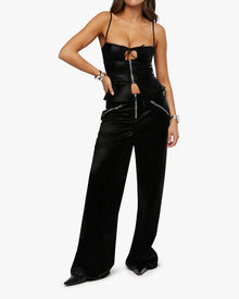 Zipper Fly Pant | Black