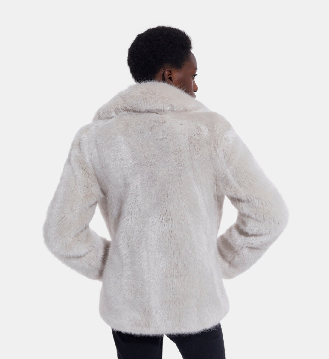 Faux Fur Coat | Women | White