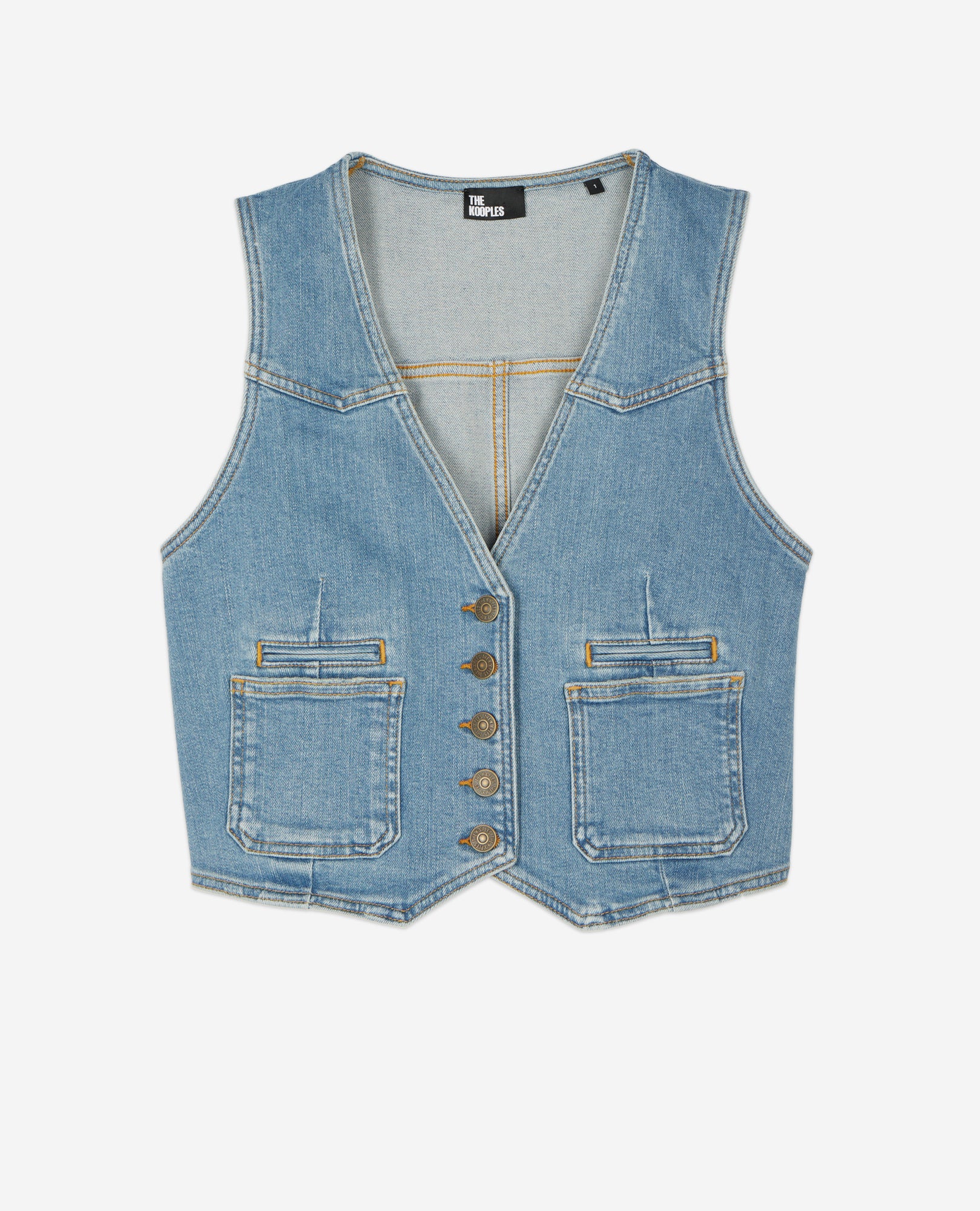 Denim Waistcoat | Women | Blue