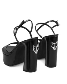 Womens | Fire Leather Heel | Black