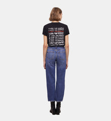 Straight-Cut Jeans | Women | Blue Denim