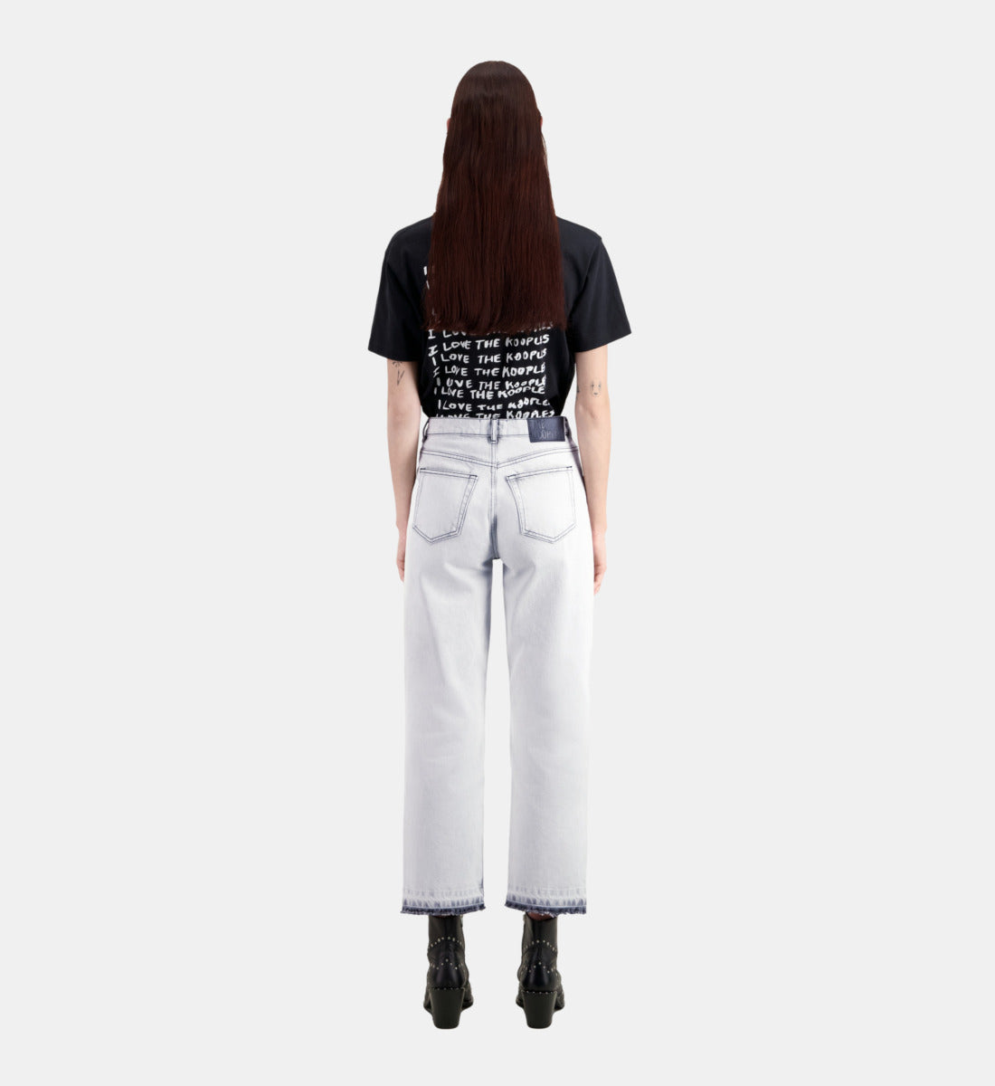 Straight Bleached Jeans | Women | White Bleach