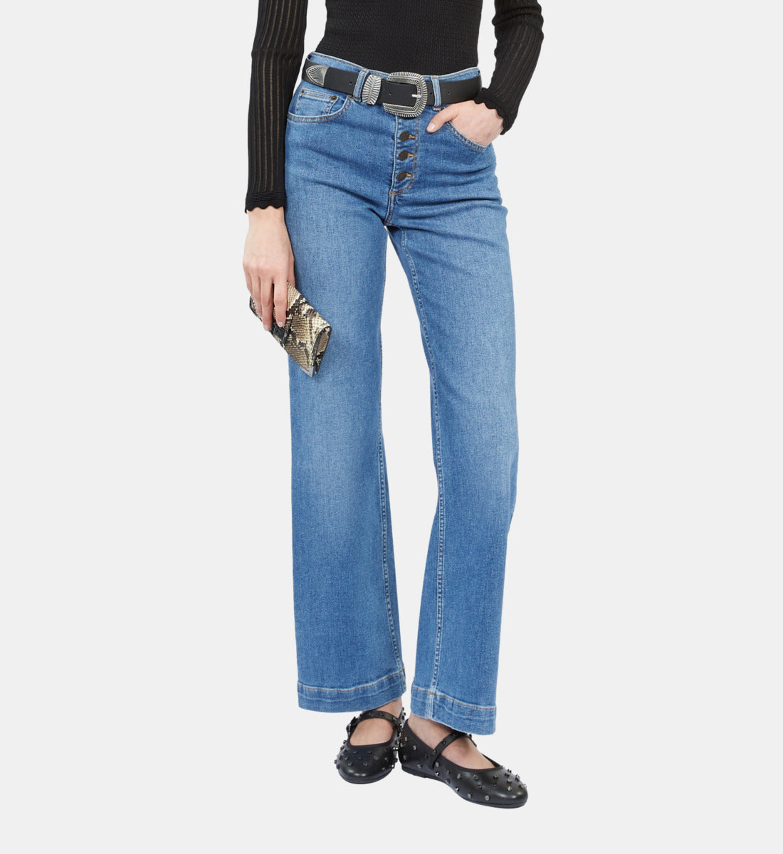 Wide Jeans | Women | Blue Denim