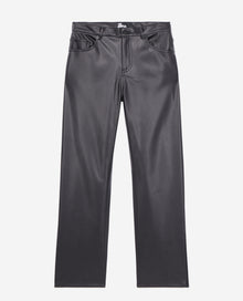 Leather Effect Trousers | Women | Black