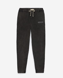 Faded Joggers With Stretch Waist | Women | Black Washed