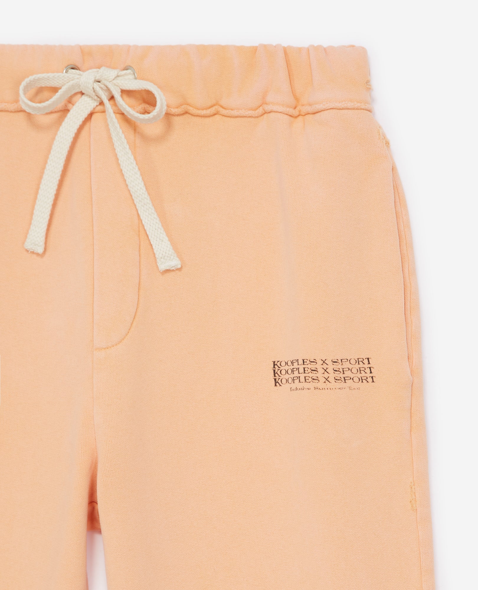 Faded Joggers With Print | Women | Old Orange