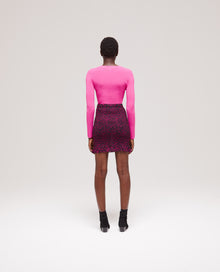 Short Printed Skirt | Women | Pink