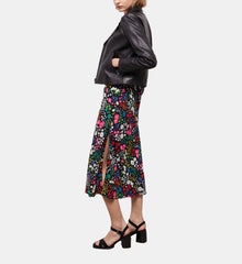 Long Printed Skirt | Women | Multicolorlor