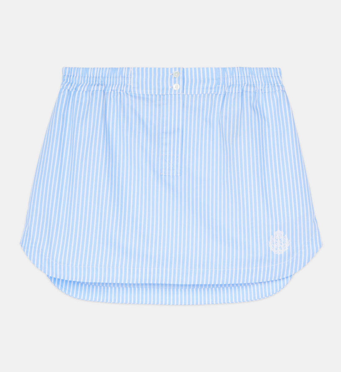 Short Striped Skirt | Women | Blue White