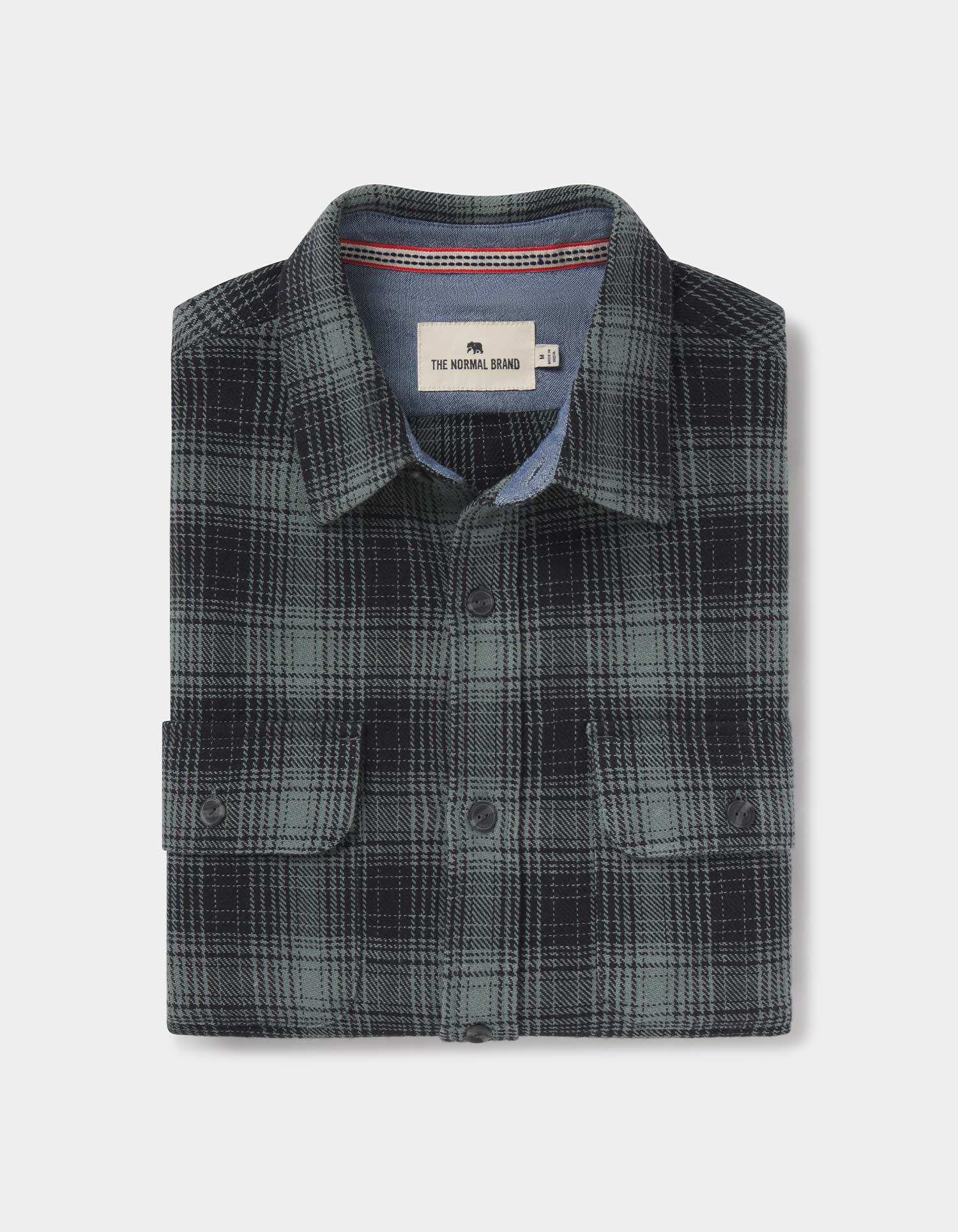 Men | Mountain Overshirt | Eucalyptus Plaid