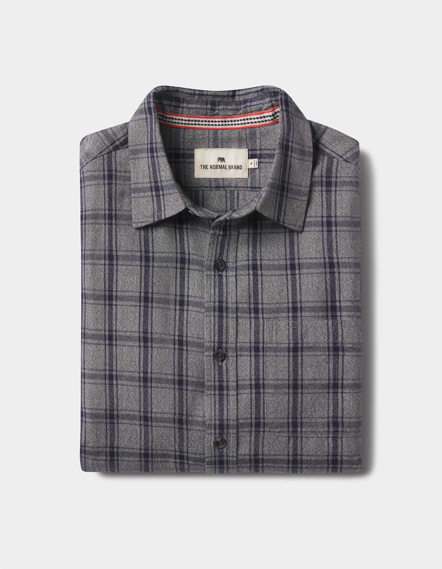 Men | Nikko Button Up Shirt | Ink Plaid
