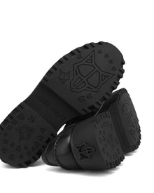 Womens | Flawed Leather Loafer | Black