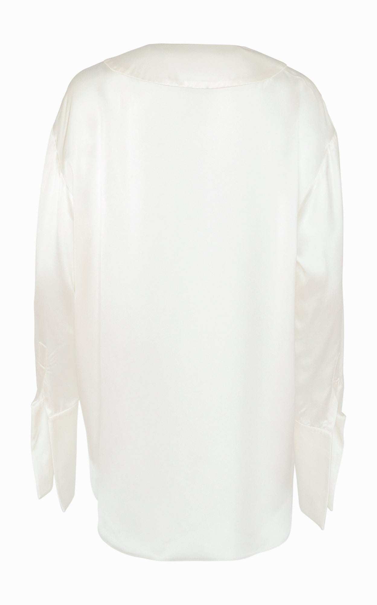 Flux Deep V Blouse | Ivory