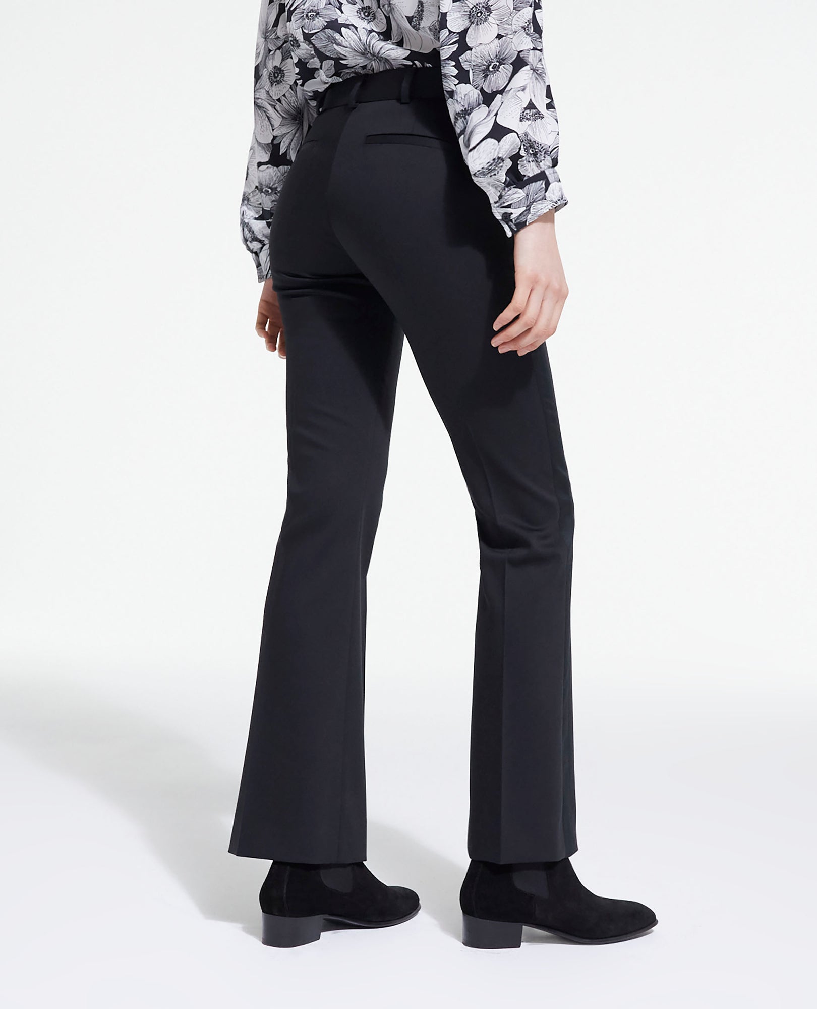 Wool Suit Pants | Women | Black