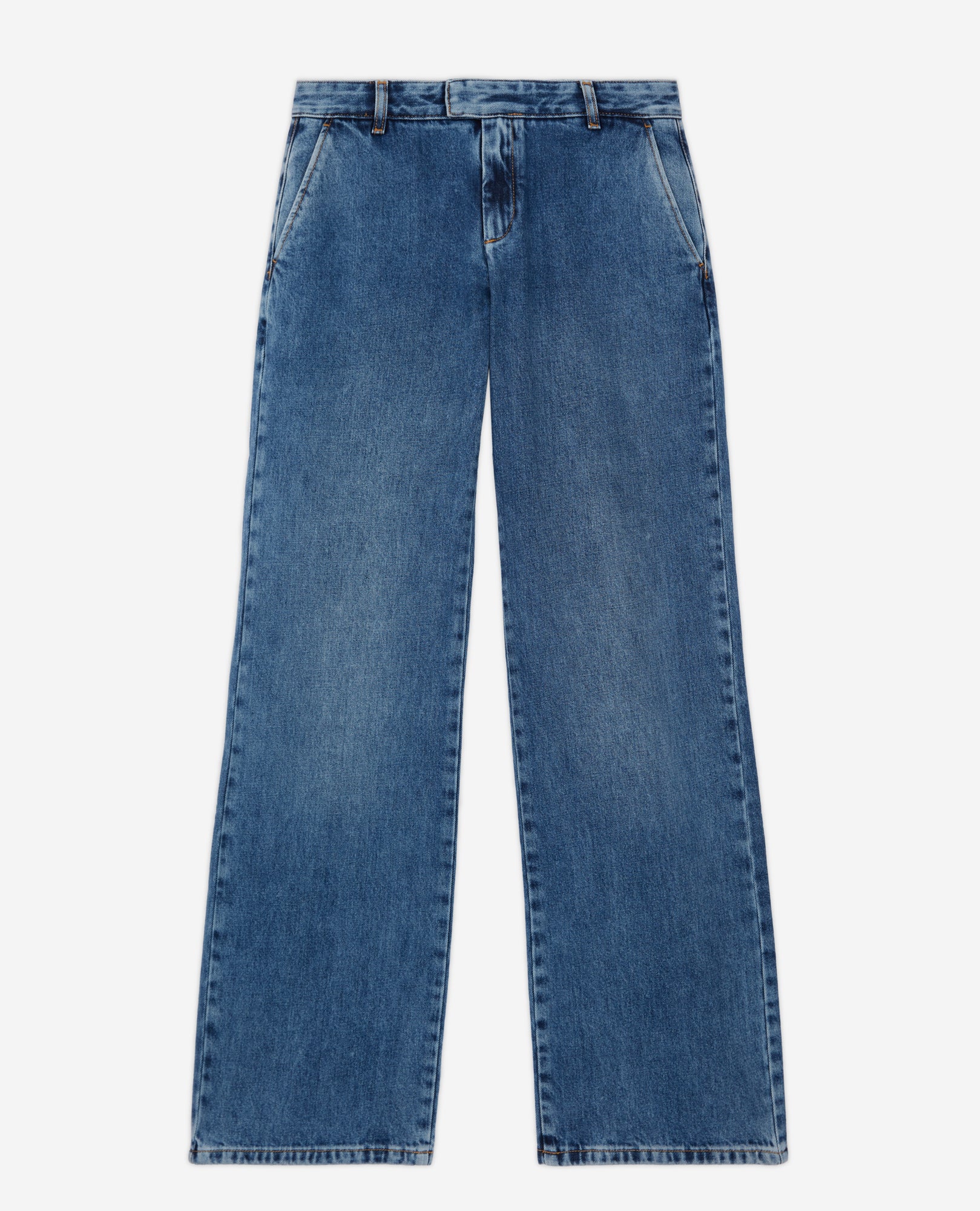 Wide-Leg Jeans | Women | Blue Denim