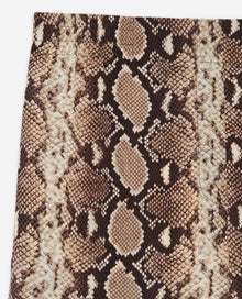 Snakeskin Print Pants | Women | Beige