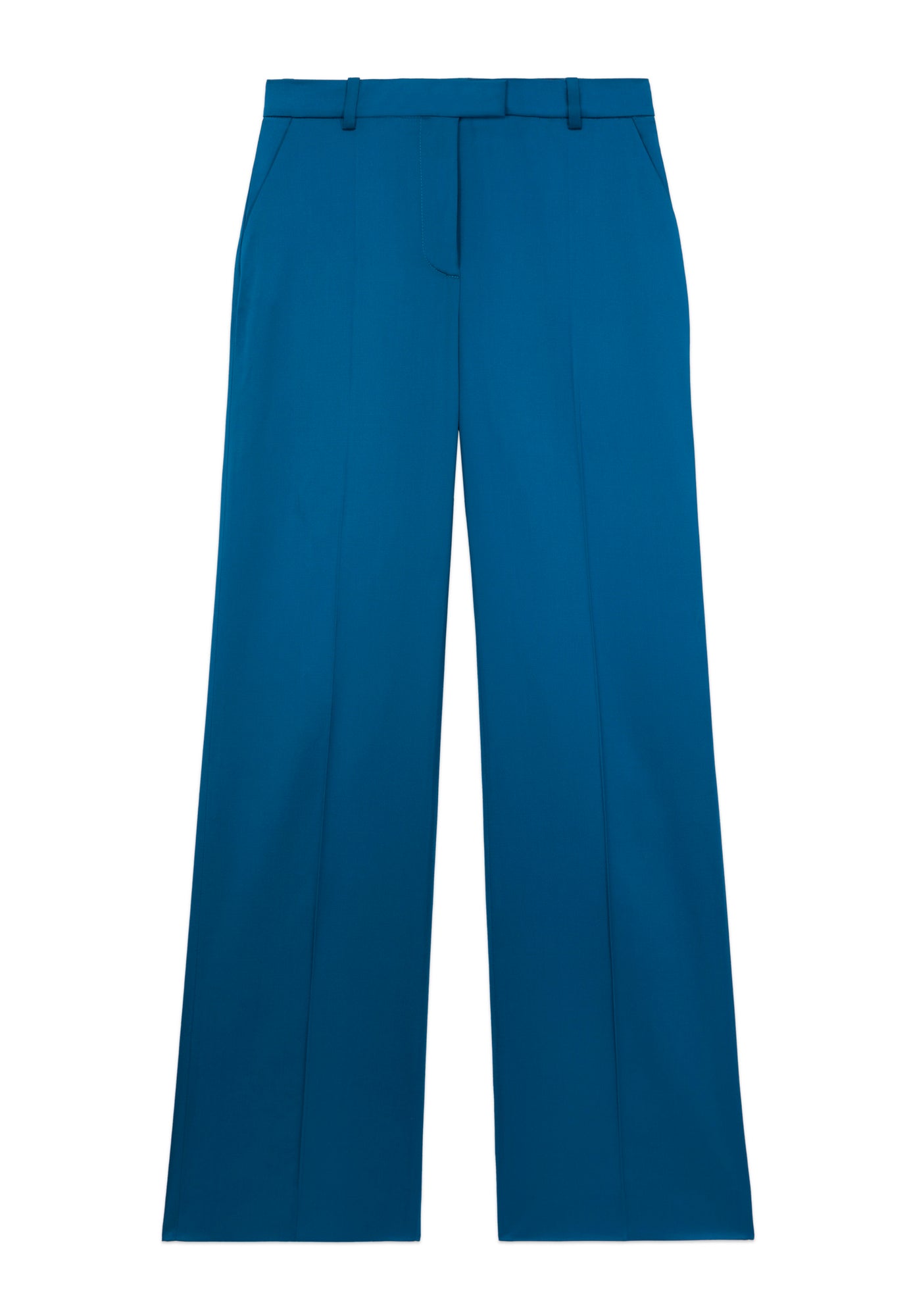 Satin Suit Trousers | Women | Deep Blue