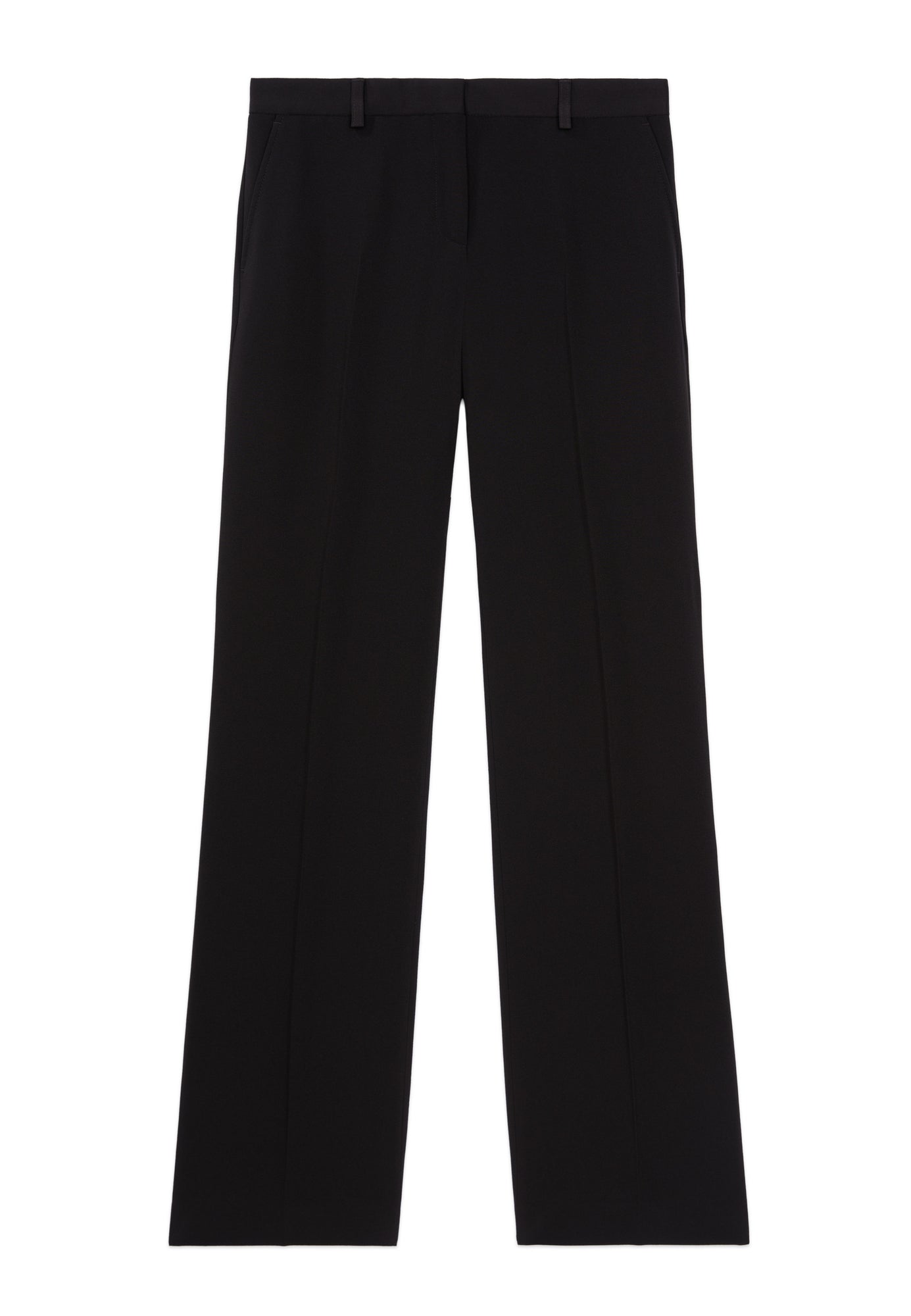 Crepe Suit Trousers | Women | Black