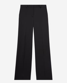 Satin Suit Trousers | Women | Black