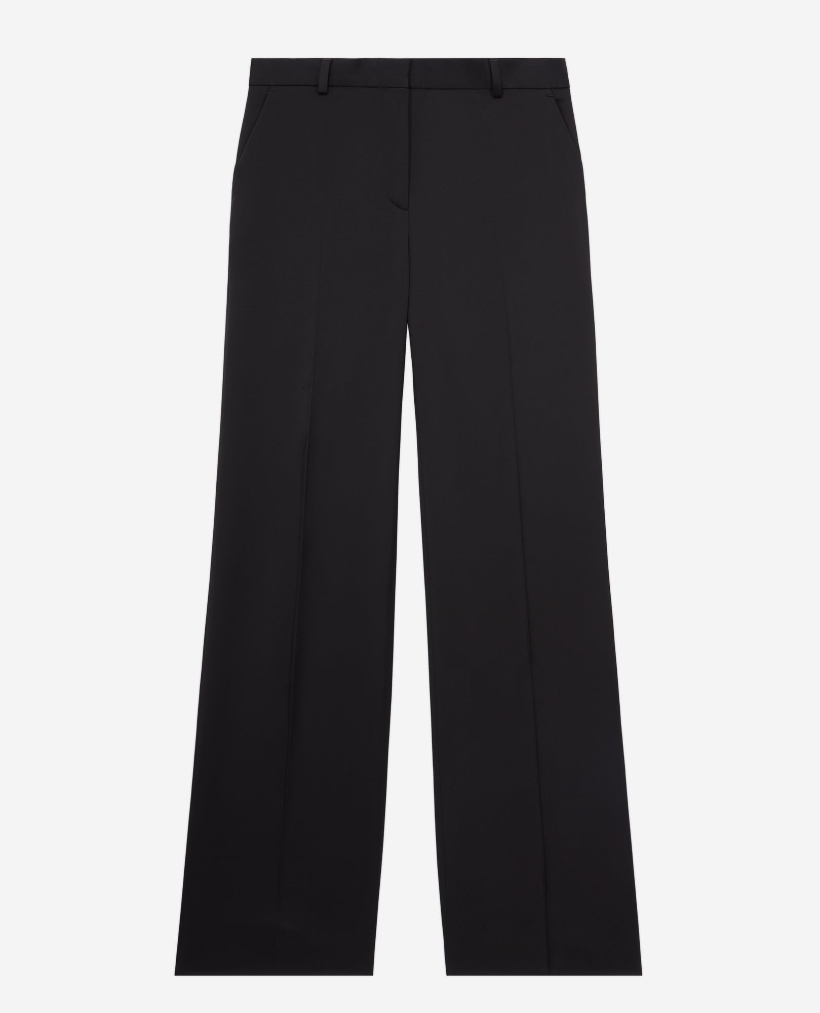 Satin Suit Trousers | Women | Black