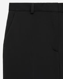 Satin Suit Trousers | Women | Black