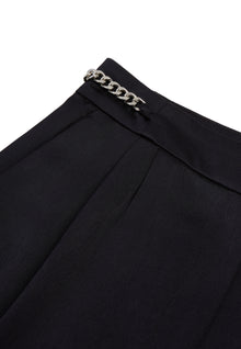 Trousers With Chains | Women | Navy Blue