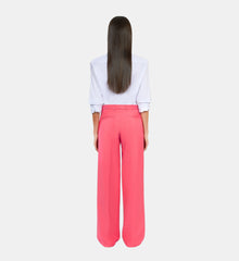 Fuchsia Suit Trousers | Women | Retro Pink