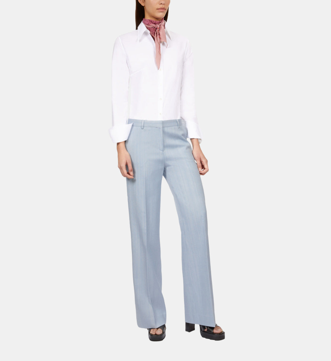 Blue Suit Trousers | Women | Lavender