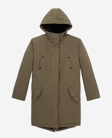 Long Khaki Parka | Women | Algue