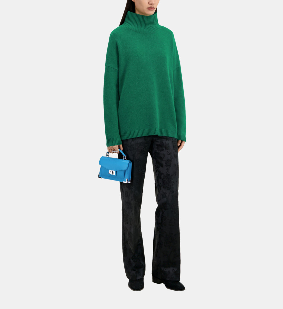 Cashmere-Blend Sweater | Women | Green