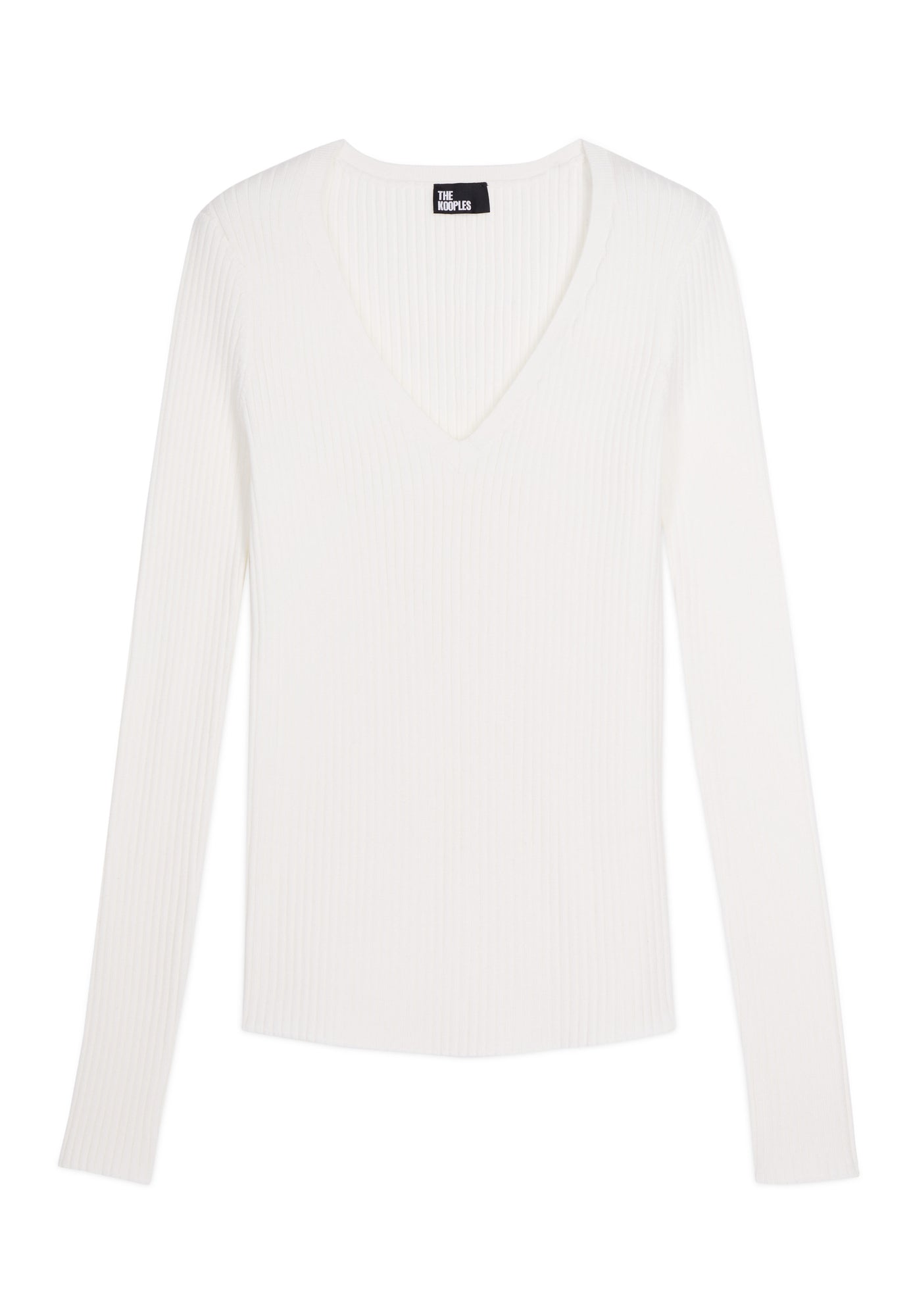 Ribbed Knit Sweater | Women | Ecru