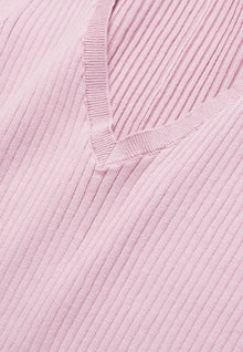 Ribbed Knit Sweater | Women | Pink