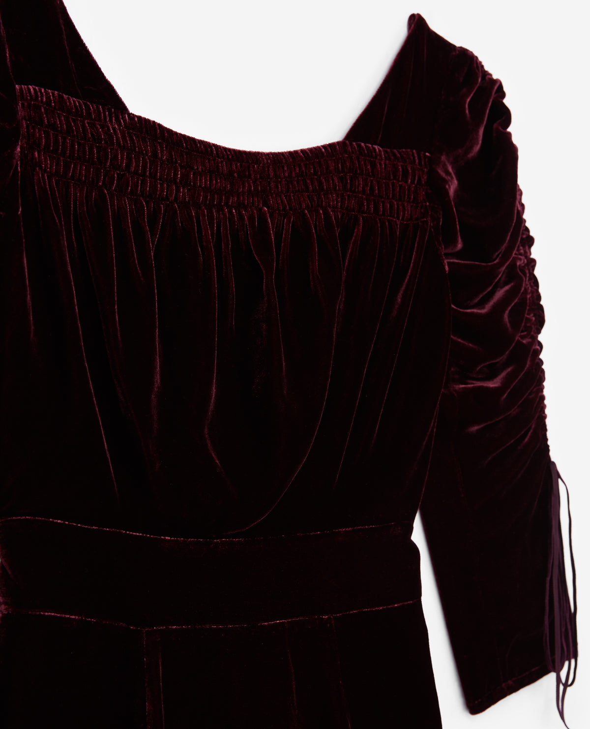 Velvet Dress | Women | Burgundy