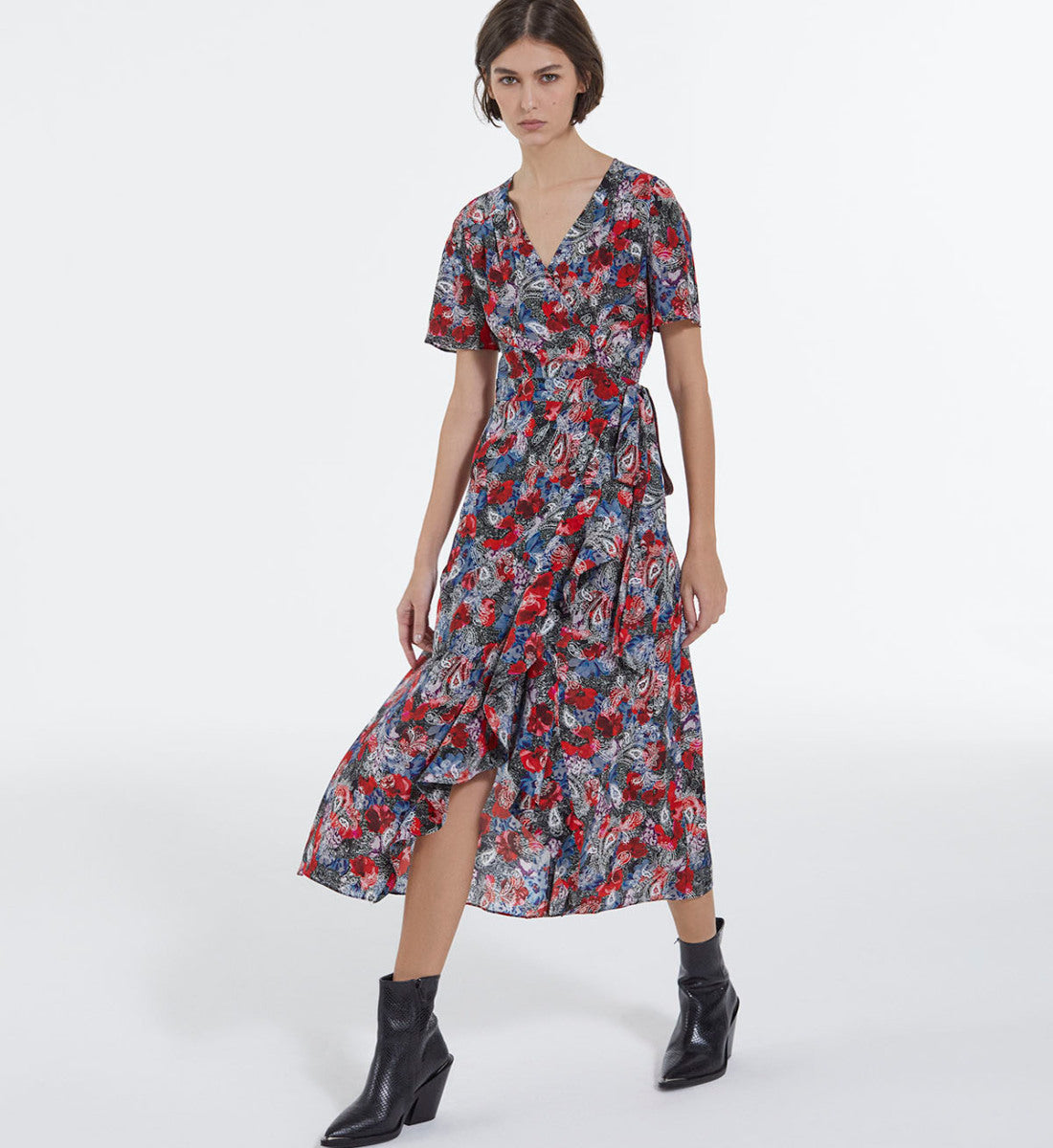 Long Dress With Floral Print | Women | Multicolorlor