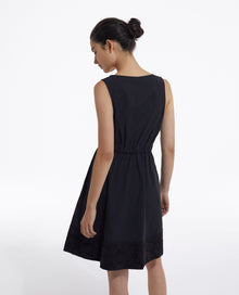 Sleeveless Short Dress With Pockets | Women | Black