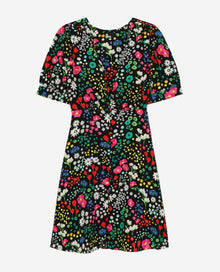 Short Printed Dress With Buttoning | Women | Multicolorlor