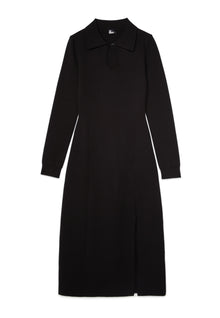 Long Knit Dress | Women | Black