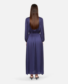 Long Dress With Lacing | Women | Night Blue