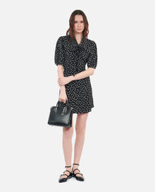 Short Polka Dot Dress | Women | Black x White