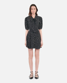 Short Polka Dot Dress | Women | Black x White