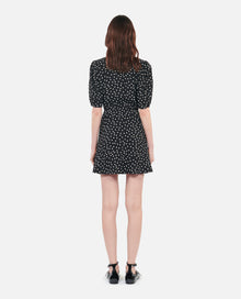 Short Polka Dot Dress | Women | Black x White