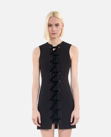 Short Dress With Lacing | Women | Black