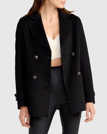 Forget You Military Peacoat | Women | Black