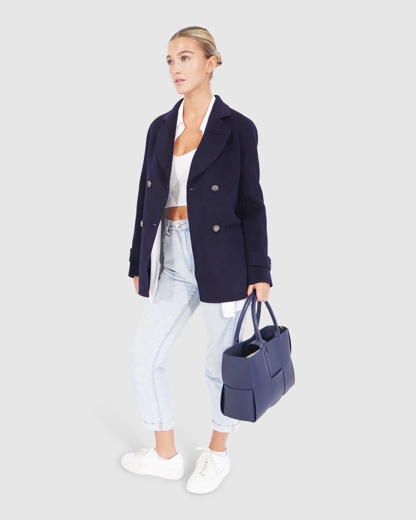 Forget You Military Peacoat | Women | Navy