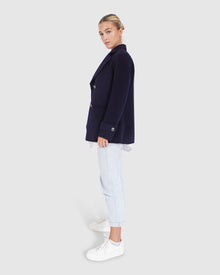 Forget You Military Peacoat | Women | Navy