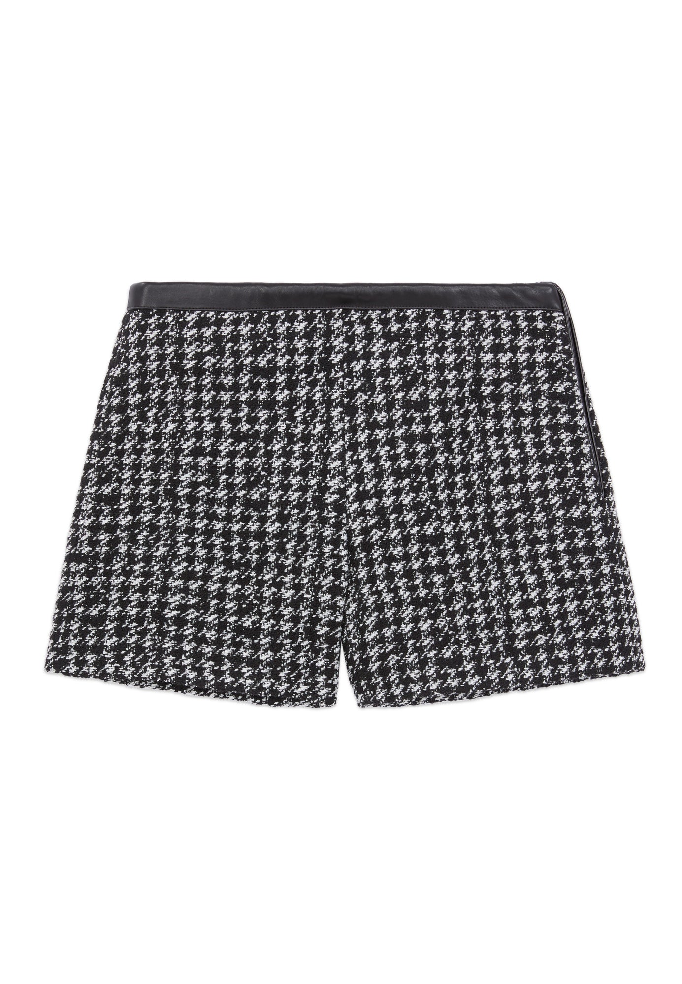 Tweed Shorts | Women | Black x White