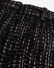 Tweed Shorts | Women | Black x White