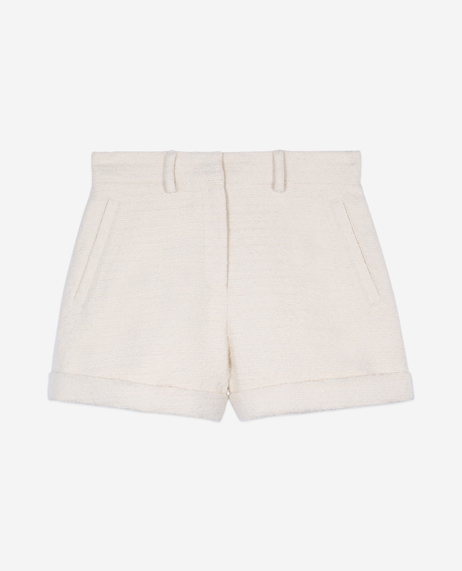 Tweed Shorts | Women | Ecru